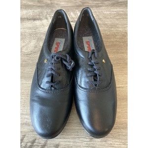 Easy Spirit Womens Sneakers Size 7.5 Black Casual Lace Up Walking